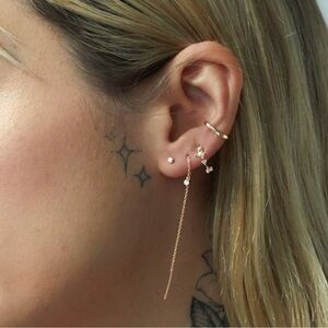 Catbird diamond pinprick stud